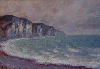 尅勞德 莫奈 Cliff at Pourville